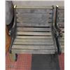 Image 1 : CAST IRON PARK BENCH 26"