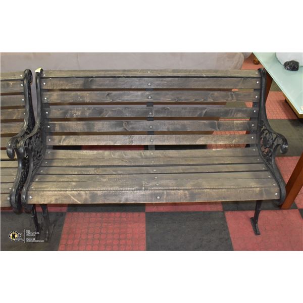 CAST IRON PARK BENCH 50"