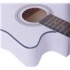 Image 2 : NEW ROSEFINCH 38" ACCOUSTIC GUITAR, WHITE