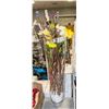 VASE WITH ARTIFICIAL FLOWERS