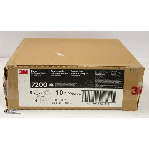 LOT OF 3M BLACK STRIPPER PADS