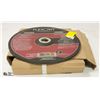 Image 1 : CASE OF FLEXOVIT GRINDING WHEEL, 9"X1/4' X7/8"