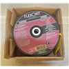 CASE OF FLEXOVIT 9"X1/4"X7/8" GRINDING WHEELS