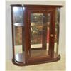 Image 1 : CURVED GLASS DISPLAY CABINET 21"X5"X22"