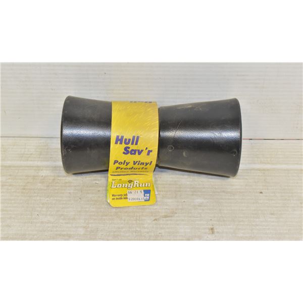 HULLSAVER POLY VINYL KEEL ROLLER 8" BLACK