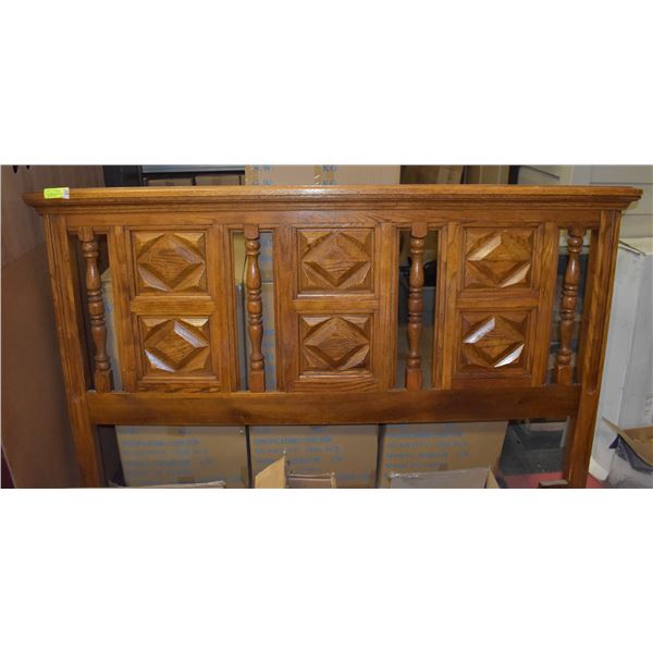 WOODEN QUEEN SIZED HEADBOARD