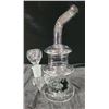 Image 2 : NEW HEMPERTECH 7" NINJA DISC PERC RIG/BONG WITH