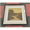 Image 1 : FRAMED SIGNED NUMBERED PRINT, FRAME IS DAMAGED