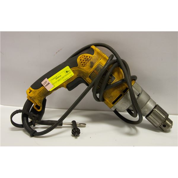 DEWALT 1/2  DRILL DW235G WITH CHUCK