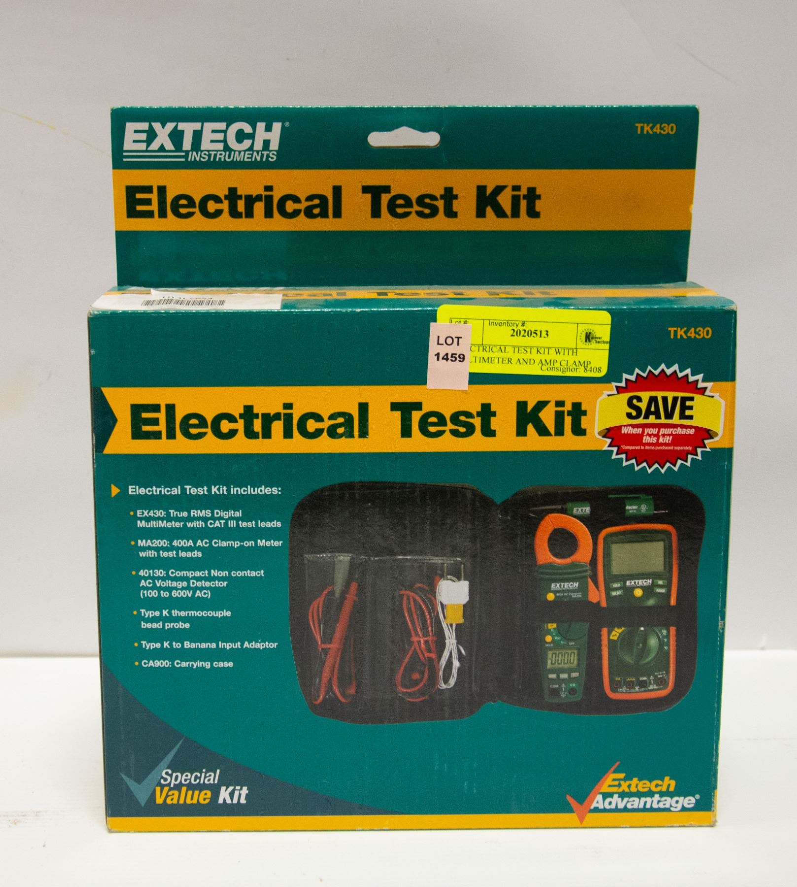 ELECTRICAL TEST KIT WITH MULTIMETER AND AMP CLAMP