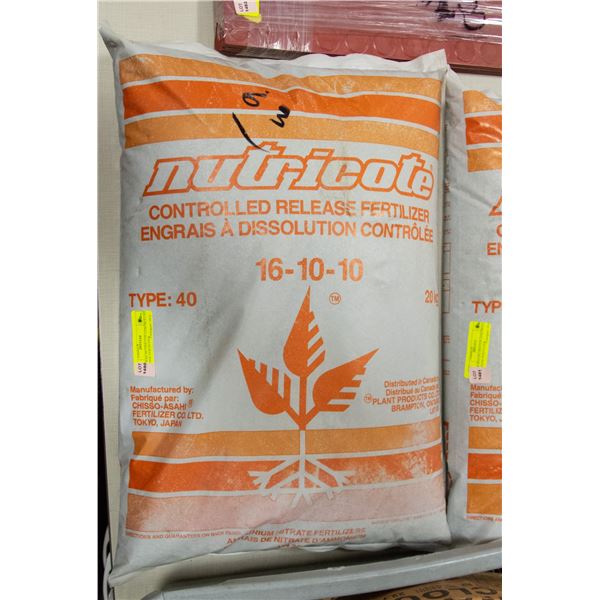 NEW BAG NUTRICOTE CONTROLLED RELEASE FERTILIZER