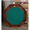 Image 1 : FOLDING 8 PLAYER WOODEN POKER TABLE W/LEGS