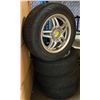 SET OF 4 CONTINENTAL TIRES P205/65R15 95T ON ALLOY