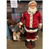 PALLET OF CHRISTMAS ITEMS INCLUDES 4' SANTA CLAUS