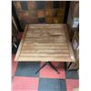 Image 1 : TEAK WOOD INDOOR OUTDOOR TABLE FOR 2