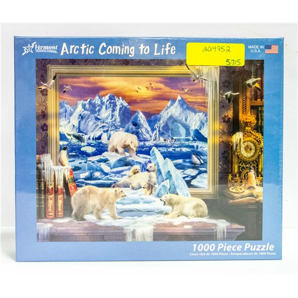 ARCTIC COMING TO LIFE 1000 PIECE PUZZLE.