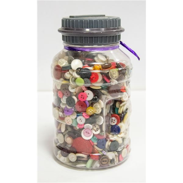 COUNTER JAR W/ BUTTONS