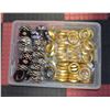 Image 1 : FLAT OF VARIOUS WOOD & METAL FASHION BRACELETS