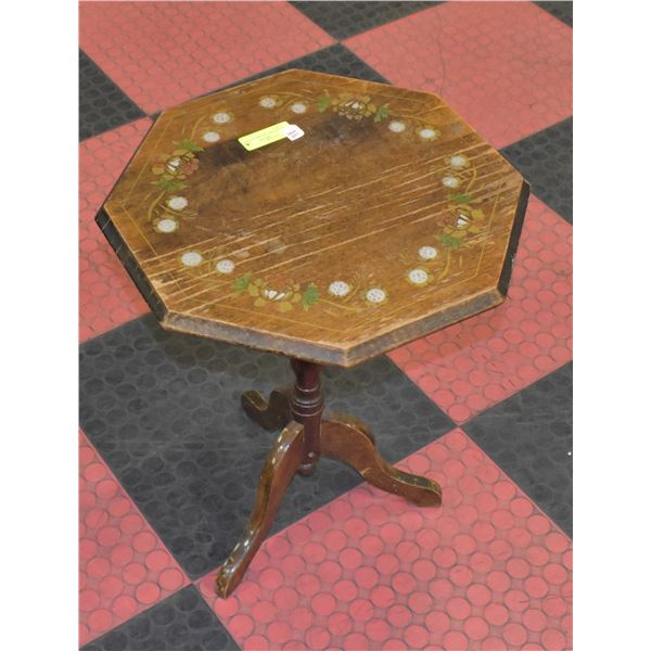 OCTAGONAL WOODEN FOLDING TABLE