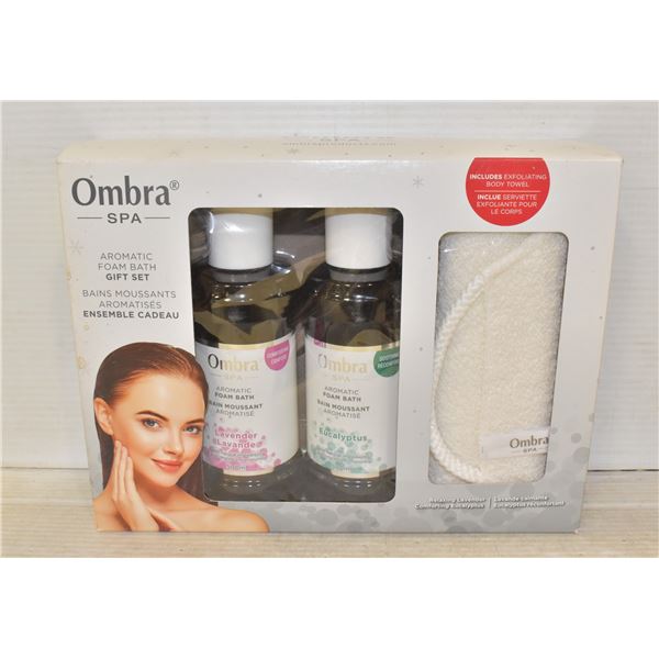 OMBRA SOA AROMATIC FOAM BATH SET