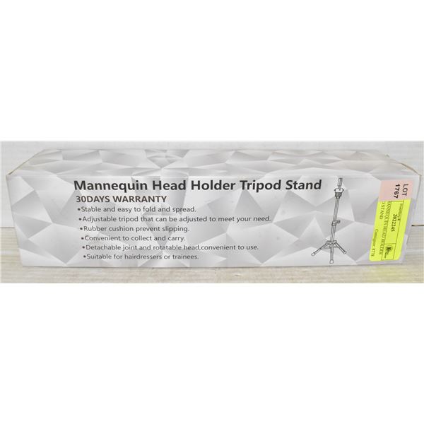 NEW MANNEQUIN HEAD HOLDER TRIPOD STAND