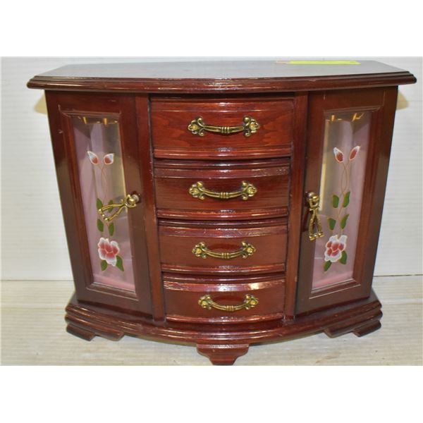 JEWELRY BOX 9-1/2" TALL X 12 WIDE