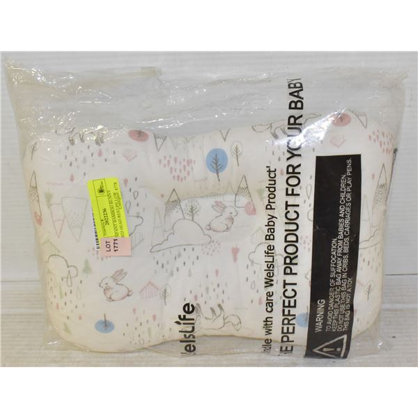 NEW INFANT BAMBOO BUNNY THEMED HEAD REST/PILLOW