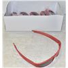 Image 1 : 6 PAIRS OF RED SPORT ITALIAN SUNGLASSES