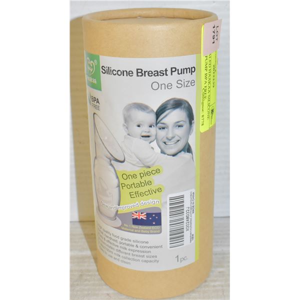 NEW SEALED HAAKAA SILICONE BREAST PUMP BPA FREE