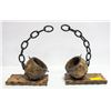 Image 1 : MEDIEVAL STYLE WOOD & IRON DISPLAY