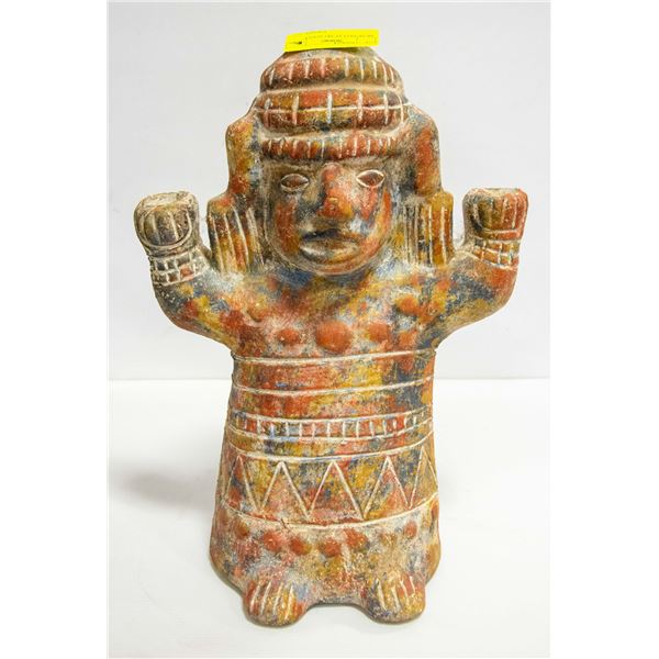 MEXICAN CLAY ART STATUE