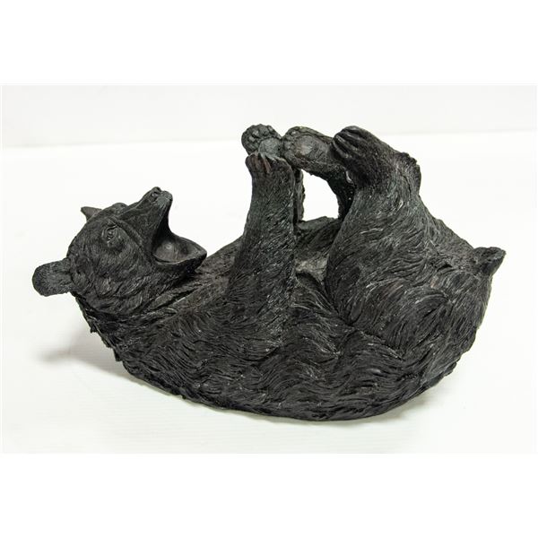 BLACK BEAR WINE BOTTLE HOLDER