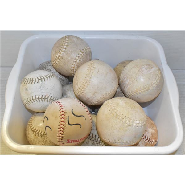 LOT OF 15 SOFTBALLS