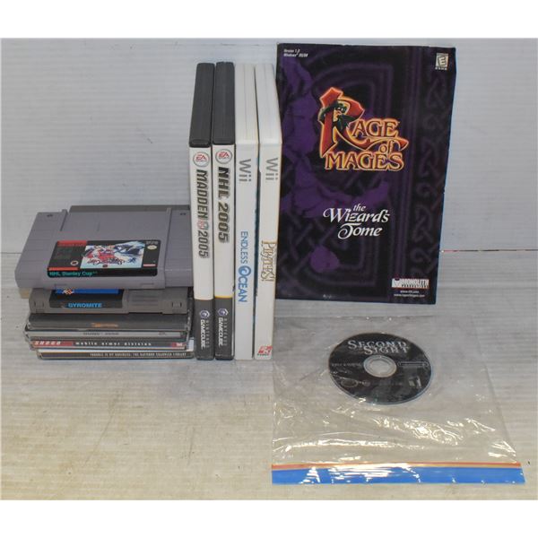 ASSORTED VIDEO GAMES LOT