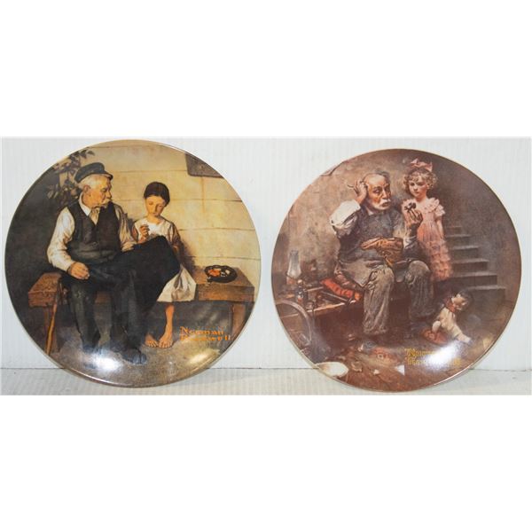 5 VINTAGE NEW IN BOX NORMAN ROCKWELL PLATES