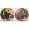 Image 1 : 5 VINTAGE NEW IN BOX NORMAN ROCKWELL PLATES