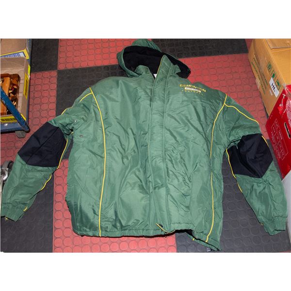 EDMONTON ESKIMOS PUMA 2XL BOMBER JACKET