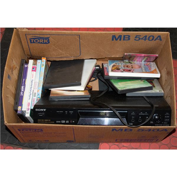 DVD PLAYER WITH DVDS