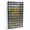 Image 1 : 12" X 6" X 20" METAL 45 DRAWER PARTS BIN ORGANIZER