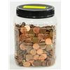 Image 1 : 11LBS JAR OF PENNIES