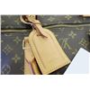 Image 9 : Louis Vuitton Brown Monogram Canvas Leather Keepall 55 cm Duffle Bag Luggage