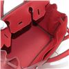 Image 7 : Hermes Rouge Swift Epsom Leather Birkin 30cm Tressage Handbag PHW