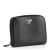 Image 1 : Prada French Wallet Saffiano Leather Compact
