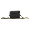 Image 2 : Chanel Black Quilted Satin Mini Square Flap Shoulder Bag