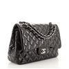 Image 2 : Chanel Classic Double Flap Bag Quilted Patent Jumbo