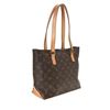 Image 2 : Louis Vuitton Brown Monogram Canvas Leather Cabas Piano Tote Bag