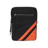 Image 1 : Prada Black Tessuto Nylon Orange Leather Zip Pouch