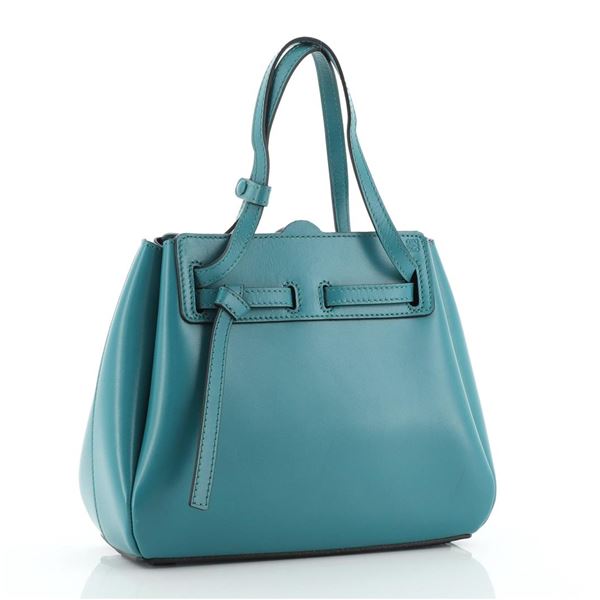 Loewe Lazo Bag Leather Mini Green