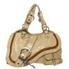 Image 1 : Christian Dior Beige Leather Gaucho Saddle Shoulder Bag