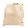 Image 2 : Bottega Venetta Cream Lambskin Leather Tote Bag